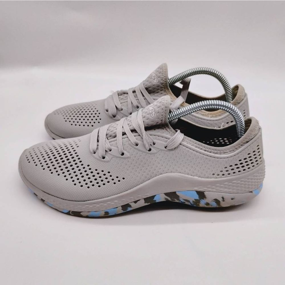Crocs Literide 360 Pacer Casual Sneakers Womens Size 10 Grey Shoes Crocs